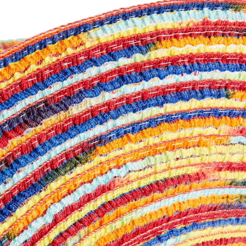 Okuna Outpost Braided Round Placemat Set - Vibrant Accent & Colorful Placemats - Surface Protection & Set of 8 - Indoor & Outdoor & Round Place Mats - 15 in, 8-Pack, Multicolor, Cotton - Image 5